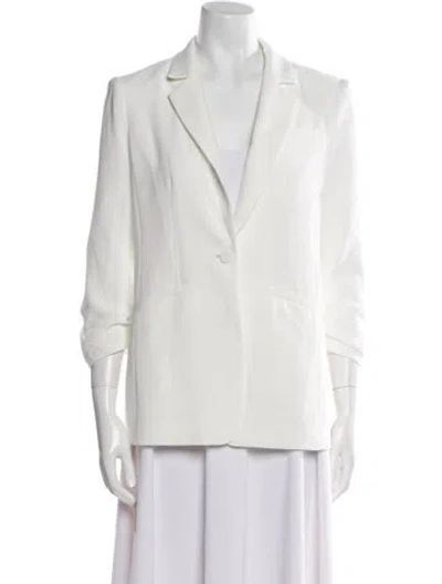 Pre-owned Cinq À Sept Blazer In White