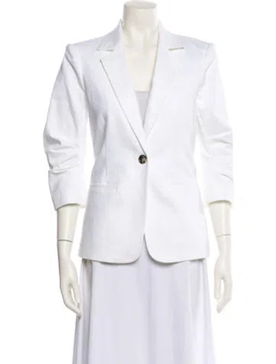 Pre-owned Cinq À Sept Blazer In White
