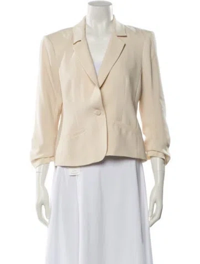 Pre-owned Cinq À Sept Blazer In White