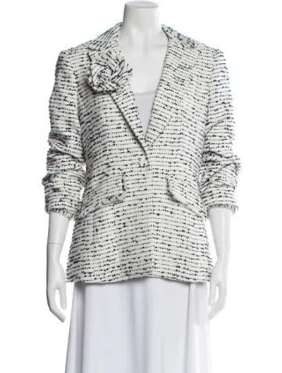 Pre-owned Cinq À Sept Blazer In White