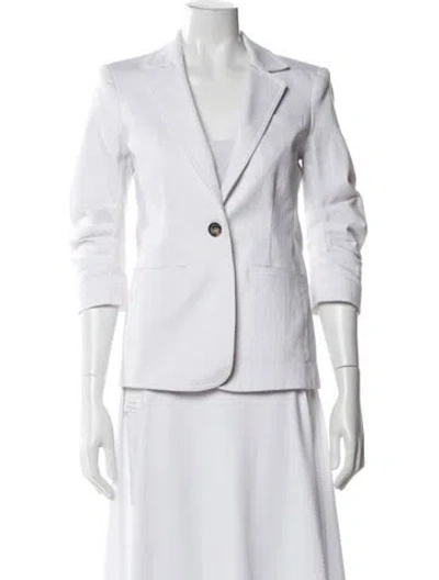 Pre-owned Cinq À Sept Blazer In White