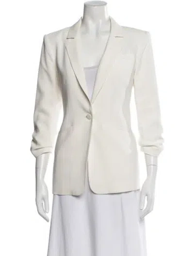 Pre-owned Cinq À Sept Blazer In White