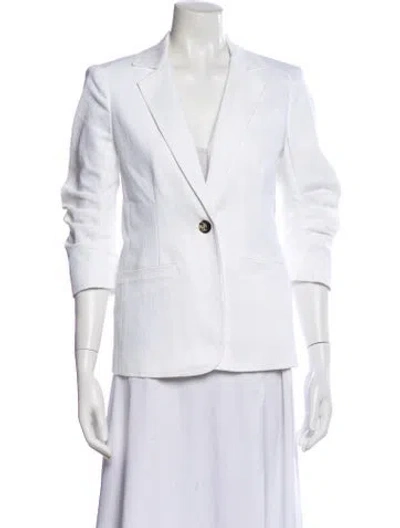 Pre-owned Cinq À Sept Blazer In White