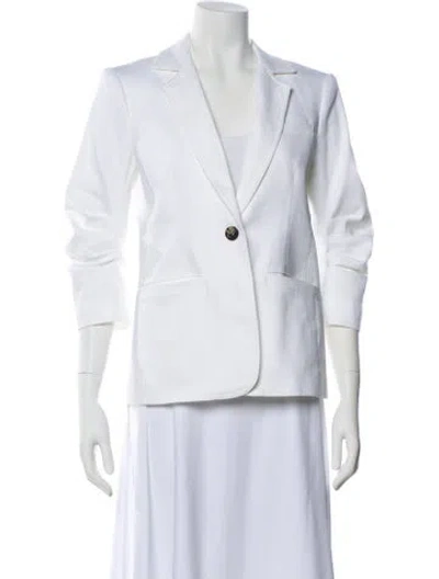 Pre-owned Cinq À Sept Blazer In White