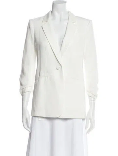 Pre-owned Cinq À Sept Blazer In White