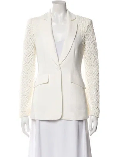 Pre-owned Cinq À Sept Blazer In White