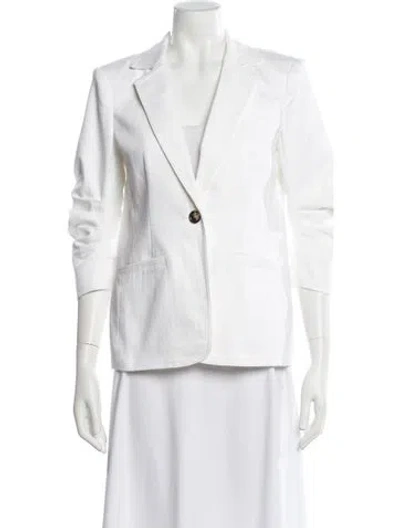 Pre-owned Cinq À Sept Blazer In White