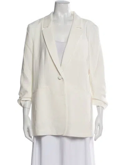 Pre-owned Cinq À Sept Blazer In White