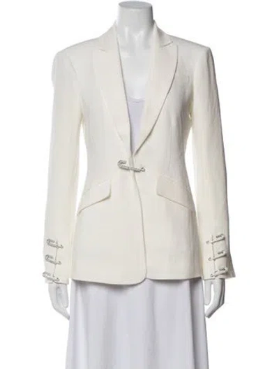 Pre-owned Cinq À Sept Blazer In White