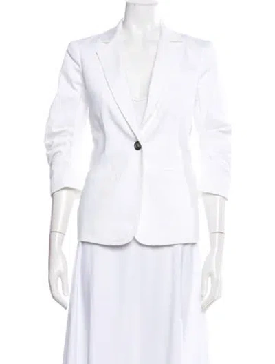 Pre-owned Cinq À Sept Blazer In White