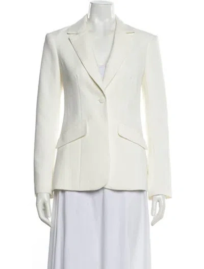 Pre-owned Cinq À Sept Blazer In White