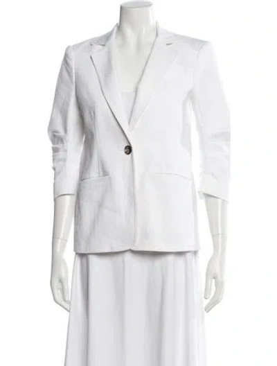 Pre-owned Cinq À Sept Blazer In White