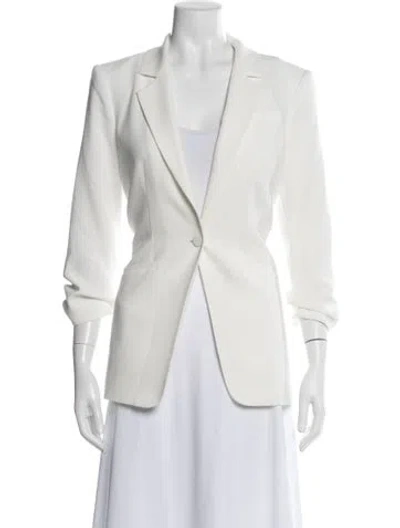 Pre-owned Cinq À Sept Blazer In White
