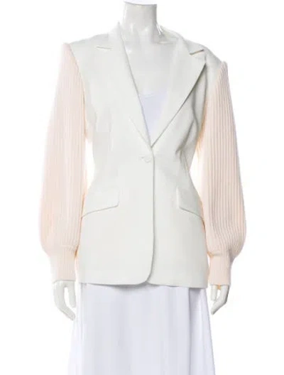 Pre-owned Cinq À Sept Blazer In White