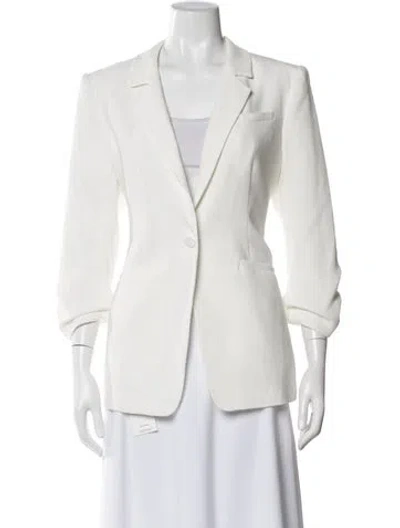 Pre-owned Cinq À Sept Blazer In White