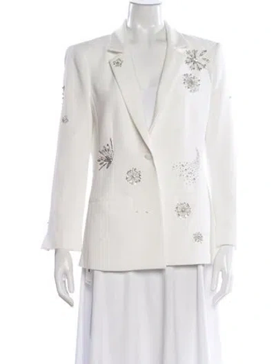 Pre-owned Cinq À Sept Blazer In White