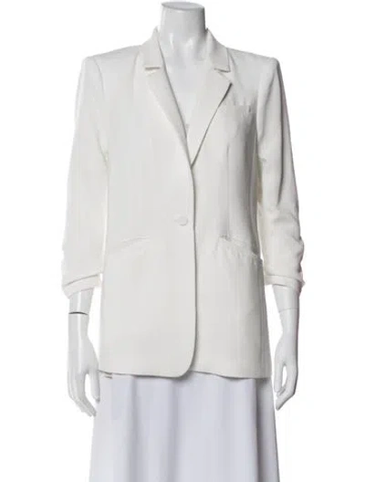 Pre-owned Cinq À Sept Blazer In White