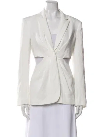 Pre-owned Cinq À Sept Blazer In White