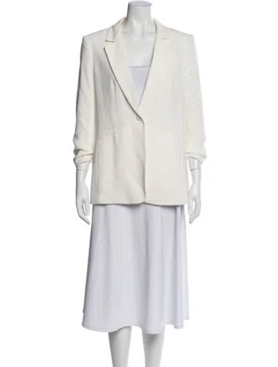 Pre-owned Cinq À Sept Blazer In White
