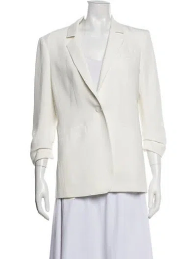 Pre-owned Cinq À Sept Blazer In White