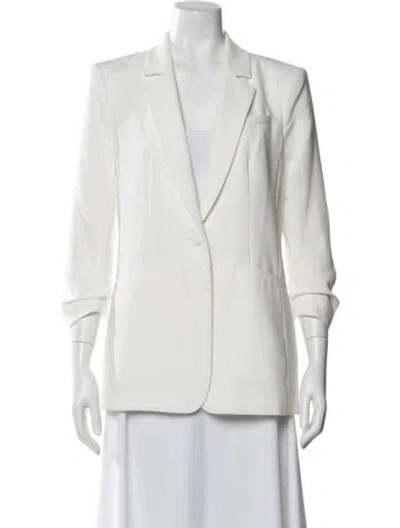 Pre-owned Cinq À Sept Blazer In White
