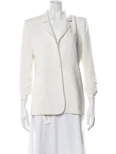 Pre-owned Cinq À Sept Blazer In White