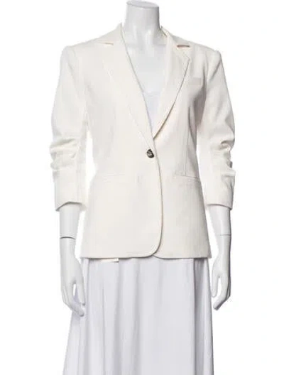 Pre-owned Cinq À Sept Blazer In White