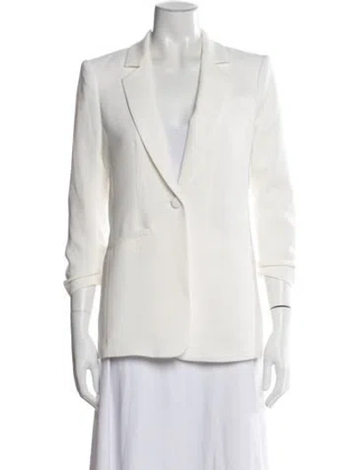 Pre-owned Cinq À Sept Blazer In White