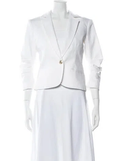 Pre-owned Cinq À Sept Blazer In White
