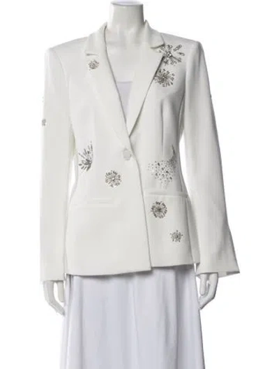 Pre-owned Cinq À Sept Blazer In White