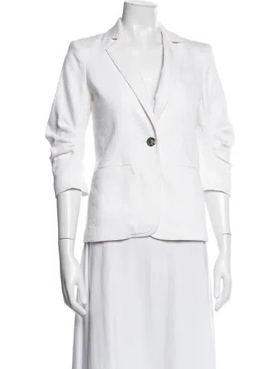 Pre-owned Cinq À Sept Blazer In White