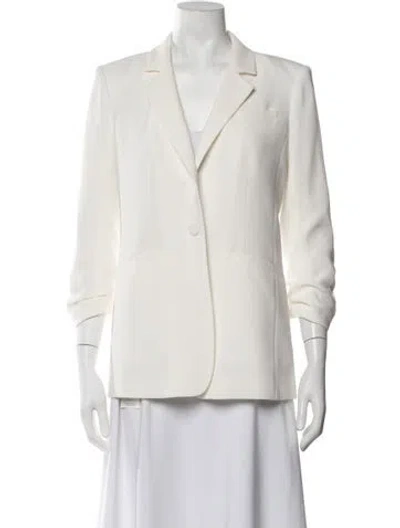 Pre-owned Cinq À Sept Blazer In White