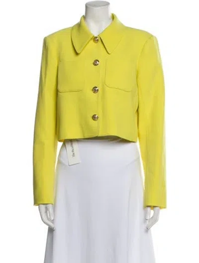 Pre-owned Cinq À Sept Blazer In Yellow