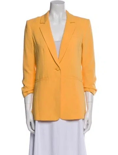 Pre-owned Cinq À Sept Blazer In Yellow