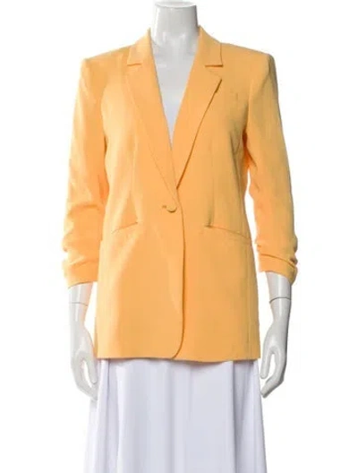Pre-owned Cinq À Sept Blazer In Yellow