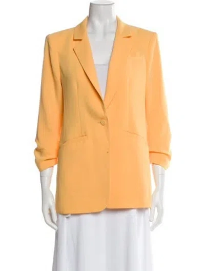 Pre-owned Cinq À Sept Blazer In Yellow