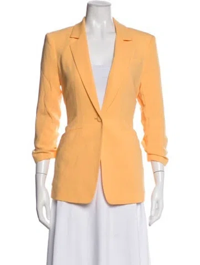 Pre-owned Cinq À Sept Blazer In Yellow