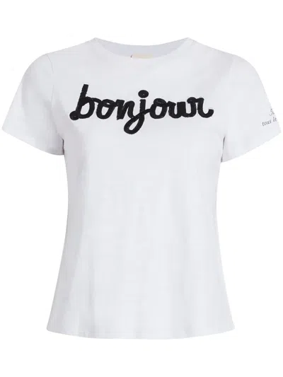 CINQ À SEPT BONJOUR COTTON T-SHIRT
