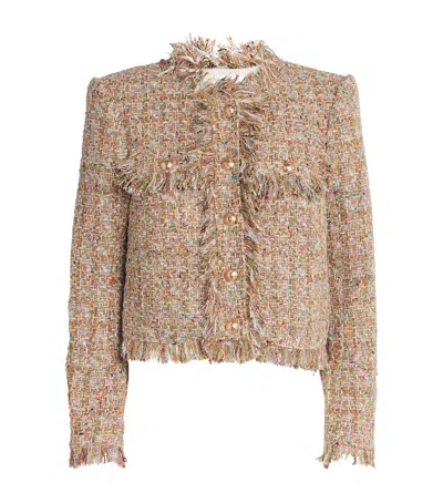 Cinq À Sept Bouclé Clarise Blazer In Brown