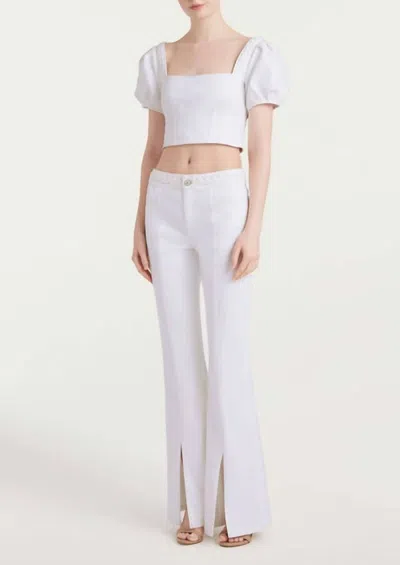 Cinq À Sept Braided Braden Top In White