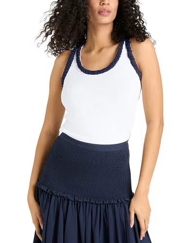 Cinq À Sept Cinq A Sept Braided Tank Top In White