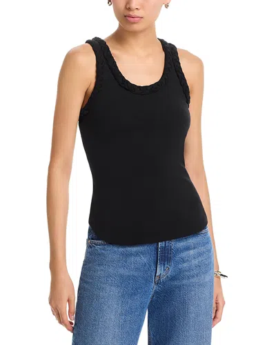 Cinq À Sept Cinq A Sept Braided Tank Top In Black