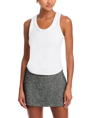 Cinq À Sept Cinq A Sept Braided Tank Top In White