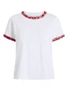 Cinq À Sept Cinq A Sept Bandana Braided Tee In White