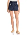 Cinq À Sept Braided Gaelle Shorts In Navy/indigo