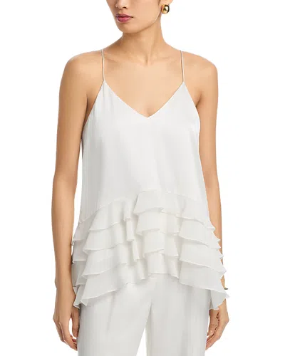 Cinq À Sept Cinq A Sept Cabrina Tiered Top In White