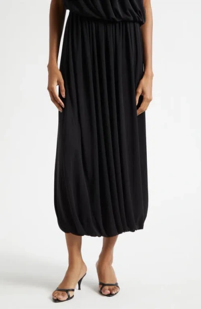 Cinq À Sept Calden Gathered Maxi Skirt In Black