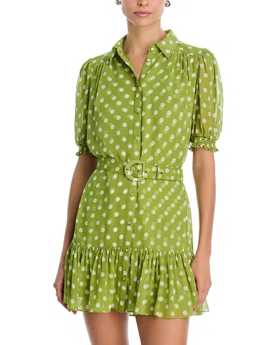 Cinq À Sept Cinq A Sept Camille Belted Mini Dress In Multi