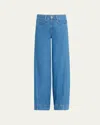 Cinq À Sept Carol Wide-leg Jeans In Blue