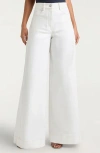 Cinq À Sept Cinq A Sept Carol Wide Leg Jeans In White In White